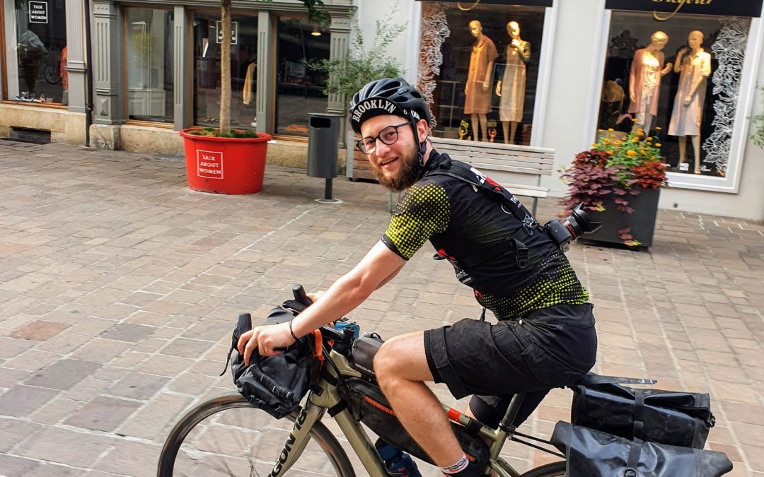 Zuhause noch vom Velofahren geträumt