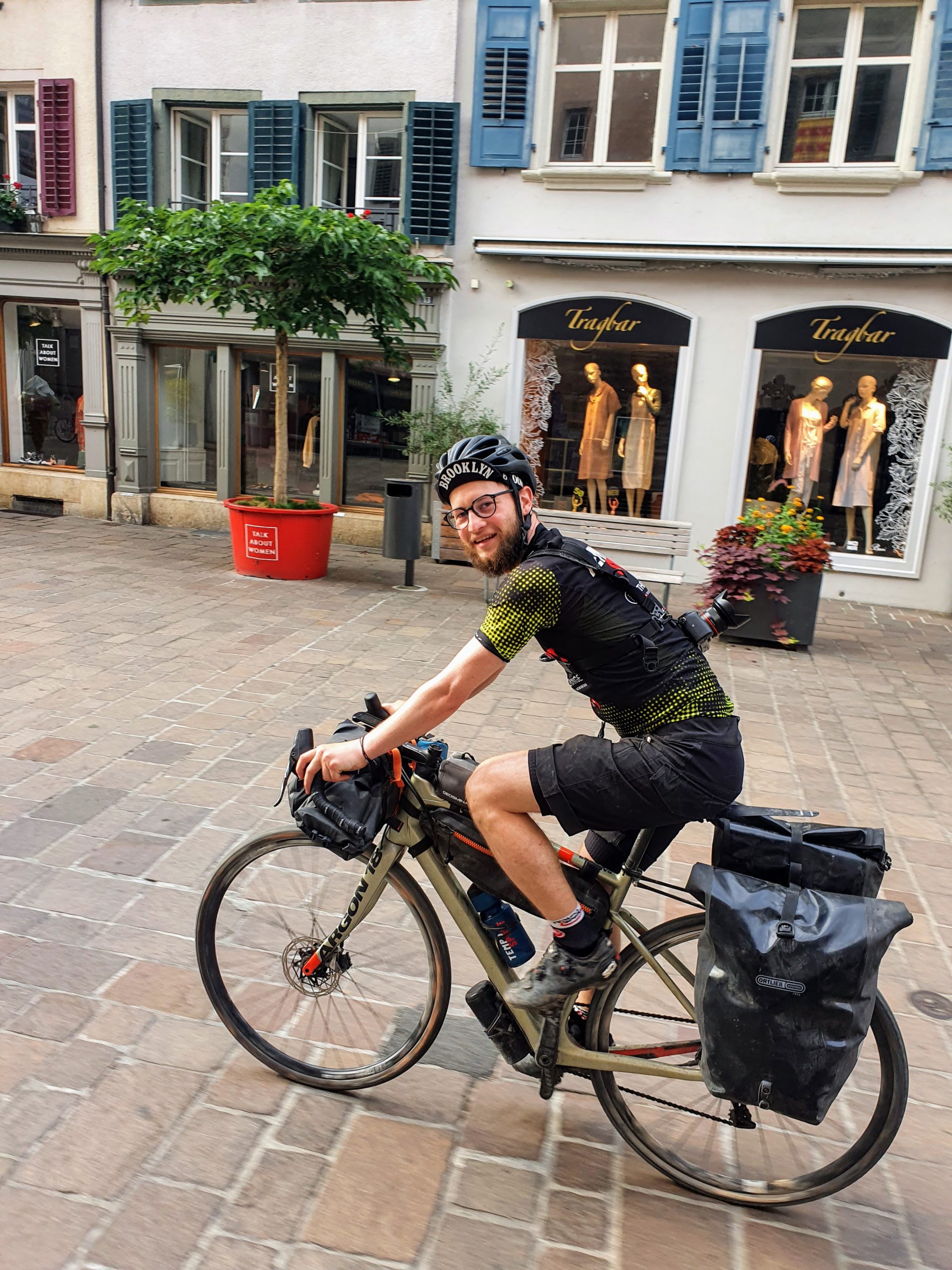 Zuhause noch vom Velofahren geträumt